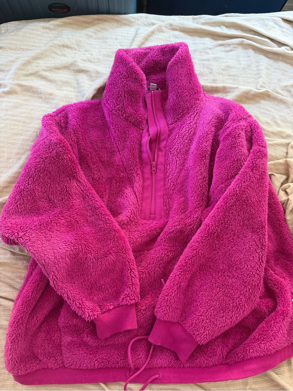 Joylab High Pile Fleece 1/2 Zip Pullover - Picture 2 of 4